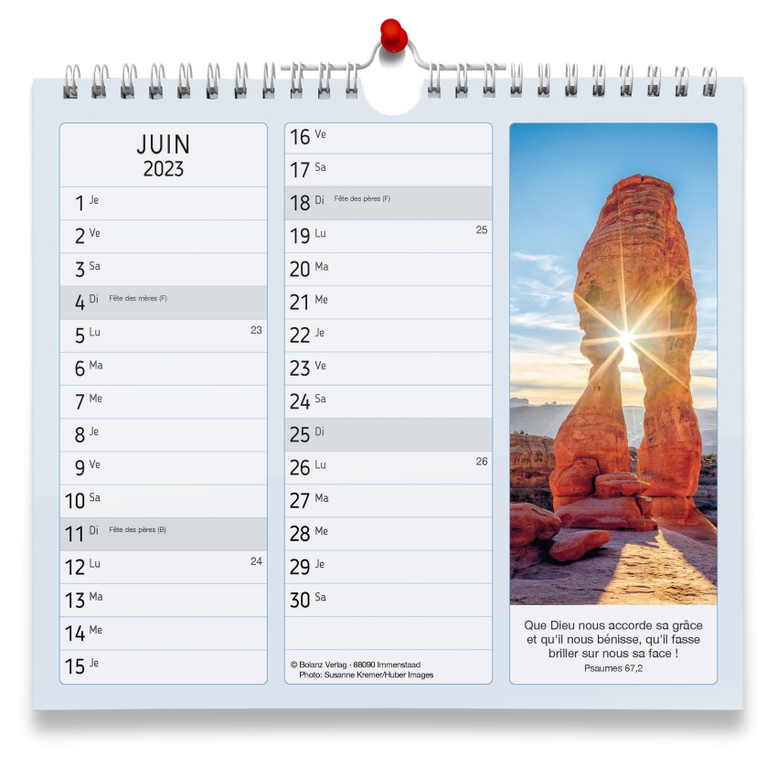 Partage - Calendrier 2023