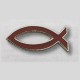 Pin's Ichthus rouge