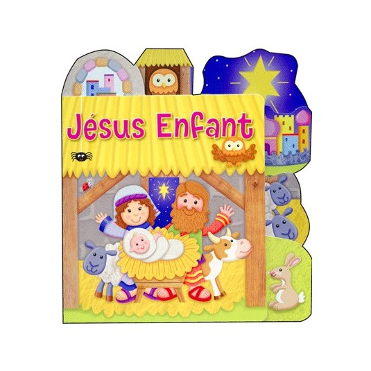 Jésus enfant (livre cartonné à onglets) Noël