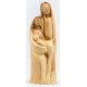 Figurine sainte famille en bois d'olivier 16cm