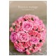 CARNET HM : Bouquet de roses roses