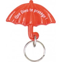 Porte-clés parapluie rouge