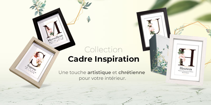 Bannière des cadres déco chrétiens