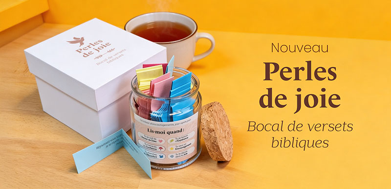 Bannière de présentation du nouveau bocal de versets