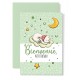 Carte double Naissance : Petit chien endormi