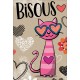 Carte We "Chat avec lunettes en forme de coeur"