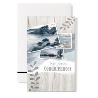 Mignonette Condol&eacute;ances : "Images de mer sur cl&ocirc;ture en bois"