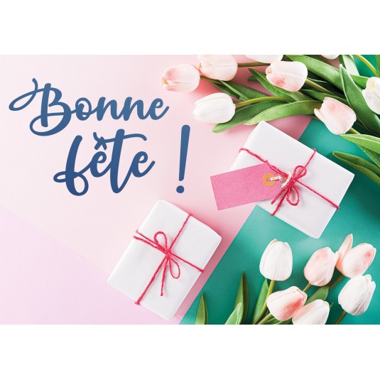 Carte Merci Tulipes