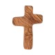 Croix en bois d'olivier fait main