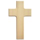 Croix en bois brut d'hêtre