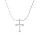 Collier avec pendentif croix en argent