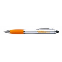 Stylo à bille et lumière LED - orange