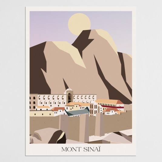 Poster 30x40 Le Mont Sinaï sans cadre