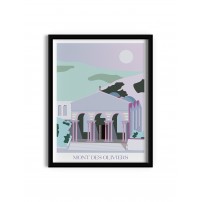 Poster 30x40 Jérusalem - Mont des Oliviers