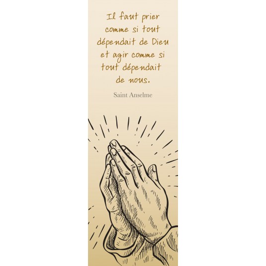 Signet Mains en prière