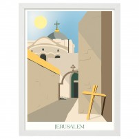 Poster 30x40 Jérusalem - Quartier Chrétien