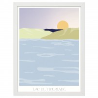 Poster 30x40 Tibériade - Le Lac
