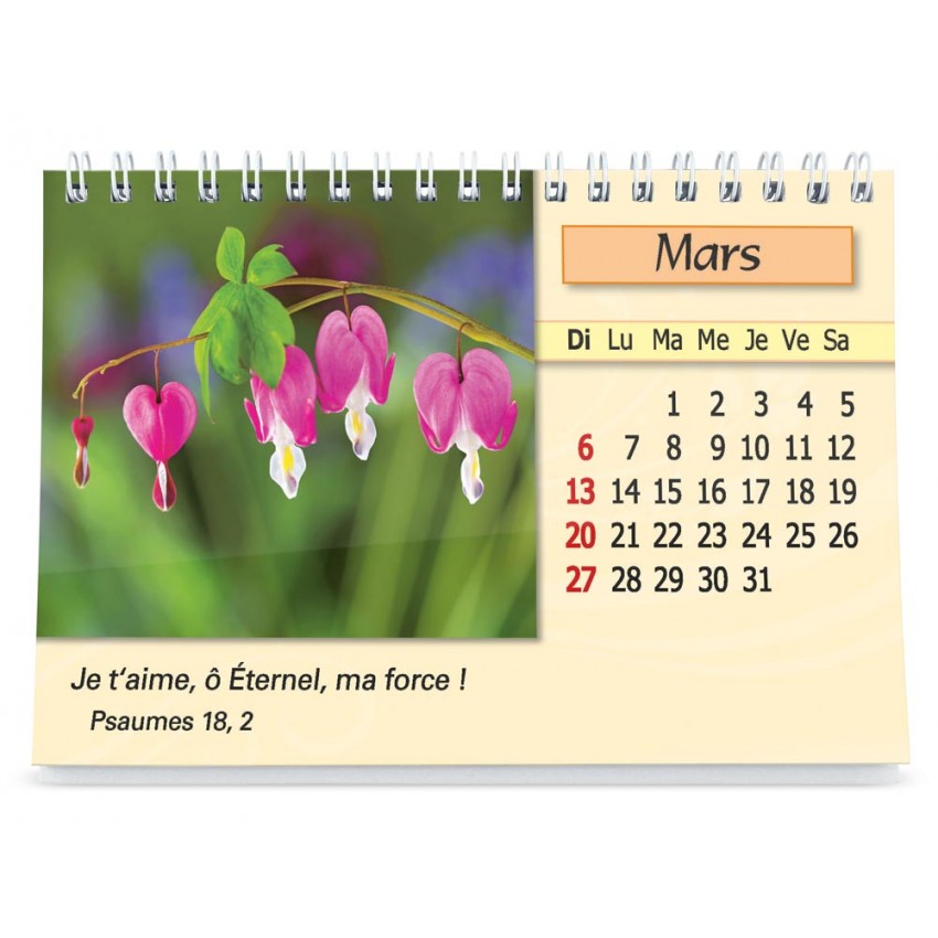Calendrier 2022 Gros Caractères