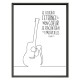 POSTER 30x40 - Psaume 9 - Guitare