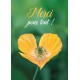 CARTE FLASH : Fleur en forme de cœur