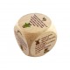 Mini dé 6 prières enfant 5 cm
