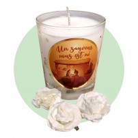 Bougie de Noël - Parfum Canelle Orange