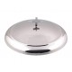 Couvercle plateau acier inoxydable finition miroir