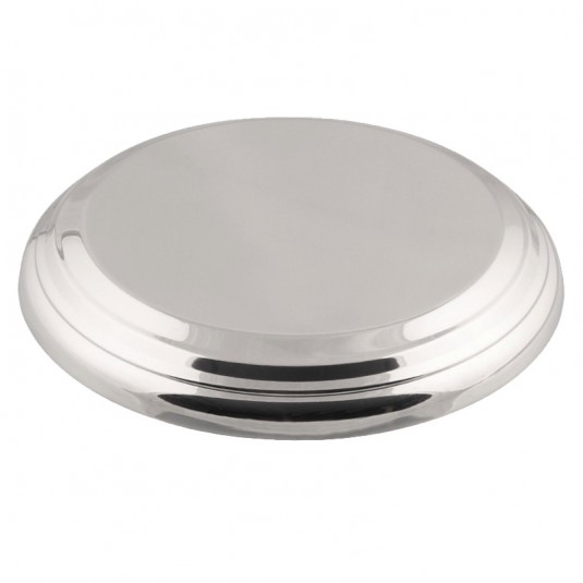 Base plateau acier inoxydable finition miroir