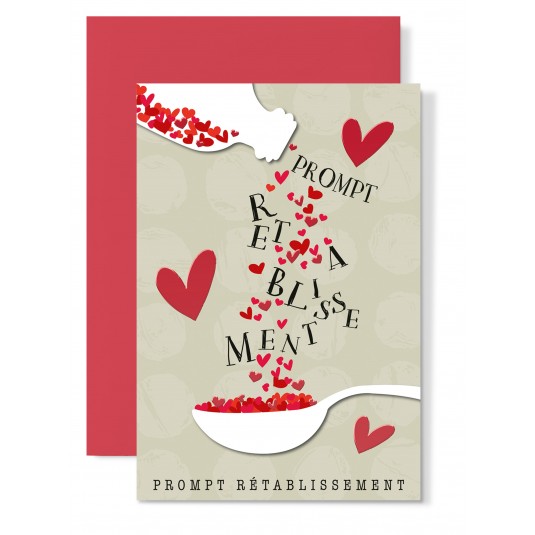 Carte Double Sirop coeur