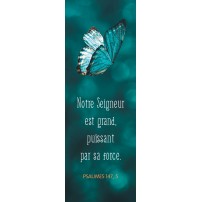 SIGNET: Papillon sur fond bleu