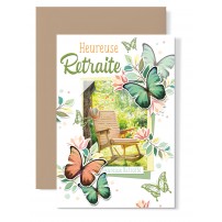 CARNET DIV : Papillons, chaise &agrave; bascule