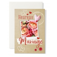 CARNET HM : Photo pivoine et coeurs