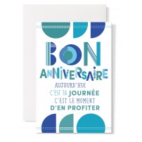 CARNET HA : Ovales bleu