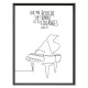 POSTER 30x40 - Psaume 71 Piano