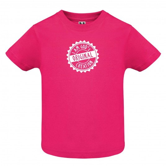T-shirt rose pour bébés, taille 12 mois