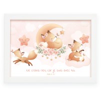 Cadre poster enfant Renard