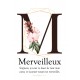 CARTE VB : Lettre M - Merveilleux