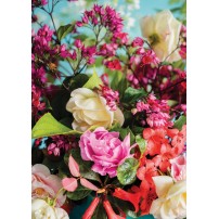 CARTE sans texte Bouquet de fleurs en gros plan