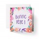 Carnet Bonne Fête Motifs floraux dessinés