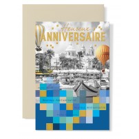 Carnet Anniversaire Bateaux, Montgolfière