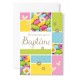 Carnet Baptême Dragées multicolores et fleurs 