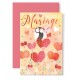 Carnet Anniversaire De Mariage Hiboux sur coeurs rouges