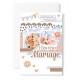 Carnet Mariage Bouquet et bougies roses claires