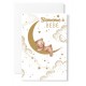 Carnet Naissance Ourson sur lune