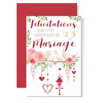 Carnet Anniversaire De Mariage Tourterelles sur une branche