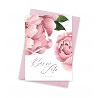 Carte parfumée Pivoine - Bonne Fête