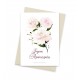 Carte parfumée Rose blanche - Joyeux Anniversaire