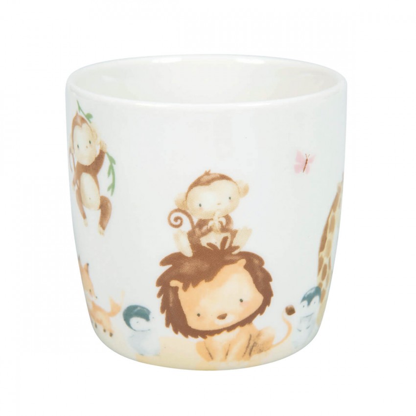 Tasse Enfant Queen's Belle & Boo "Children In Play", Porcelaine Fine, Lavable Micro-ondes