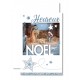 Carnet Hn Crèche et étoiles sur fond blanc