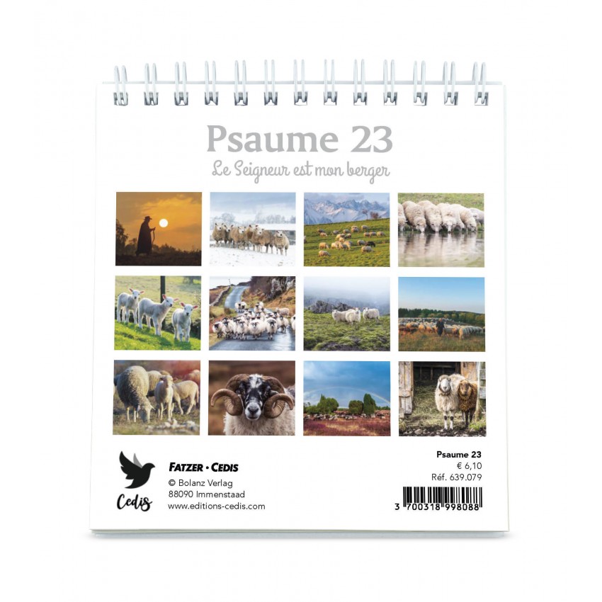 BEL-ART S.A. - Calendrier 2024 - Psaume 23 Grand Format